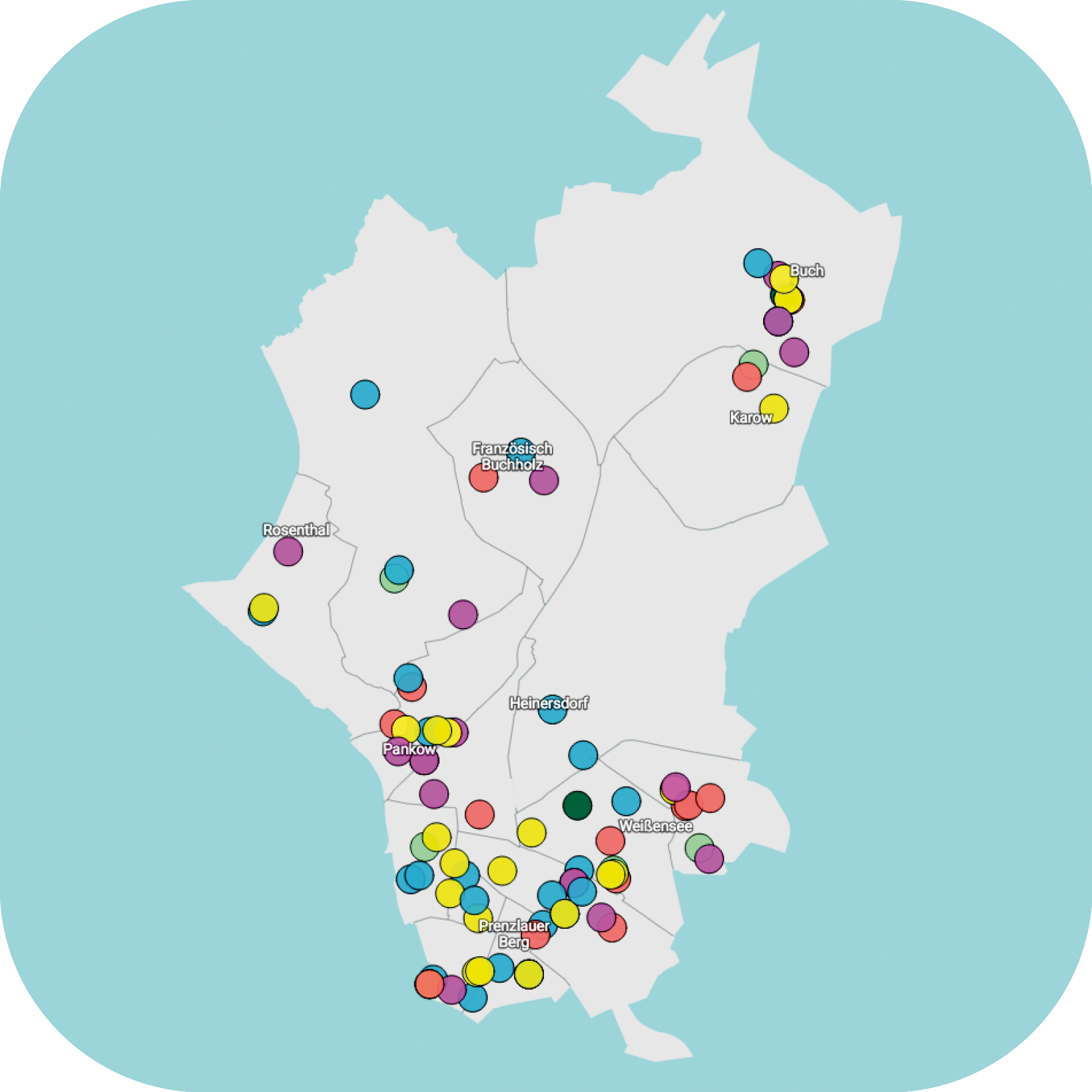 Hier klicken - Pankow - Karte mit Orten der Beteiligung und Mitbestimmung.